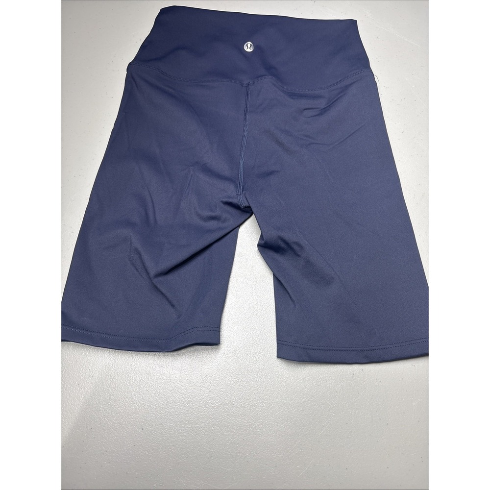 Lululemon Wunder Train High-Rise Short 6" Womens 4 Compression Bike Blue